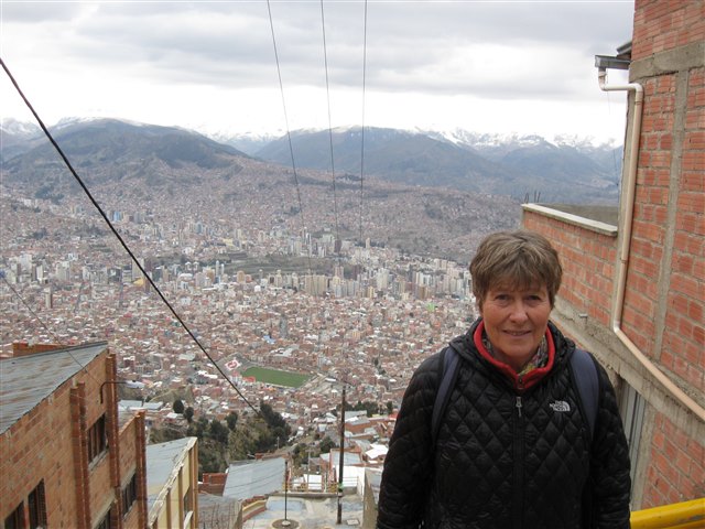 Dr. Annette Schoof-Hosemann in Santa Cruz, Bolivia.