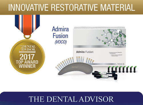 „The Dental Advisor“ zeichnet Admira® Fusion mit dem Produkt-Award aus. Quelle: 