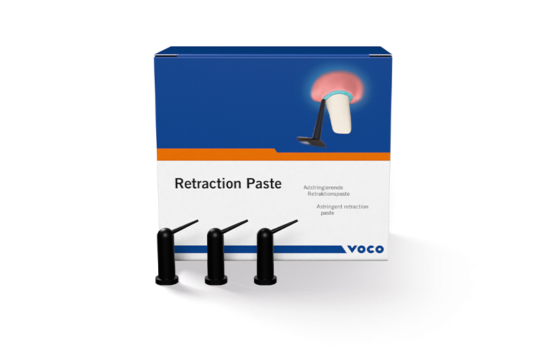 The paste can be used as an alternative to, or in combination with a retraction 