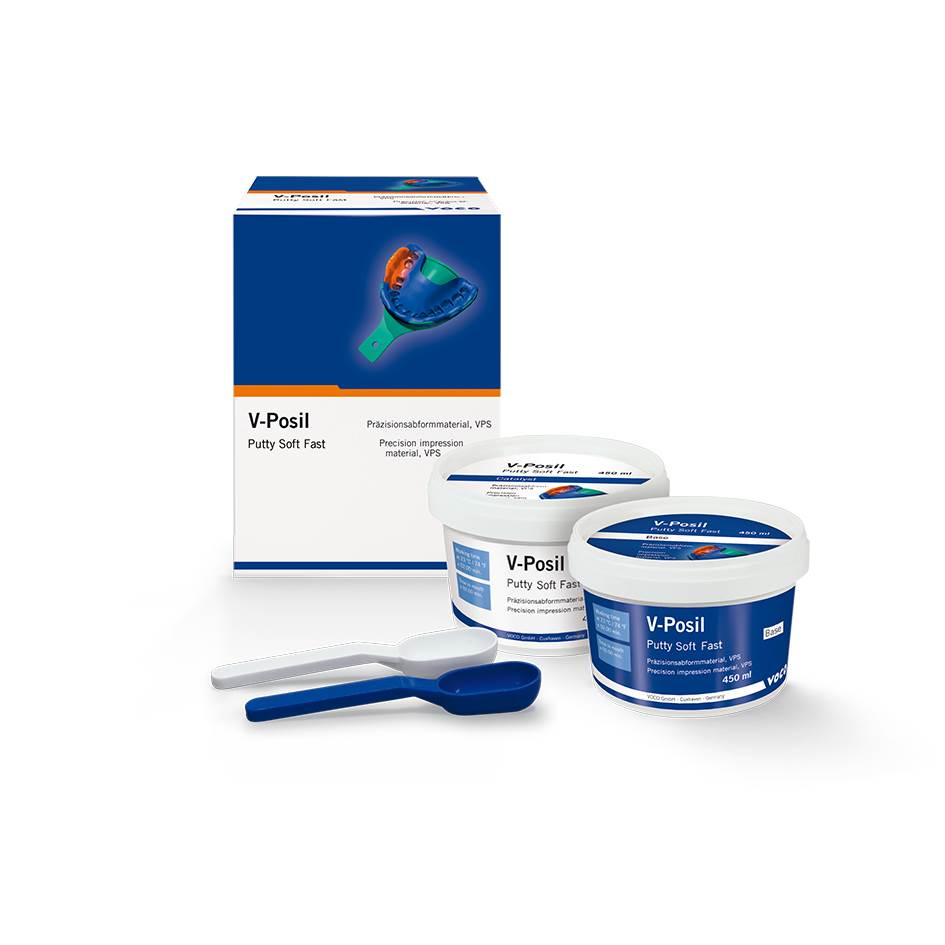 V-Posil Putty Soft Fast can be removed from the patient's mouth with ease – and 