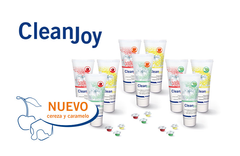 La pasta de limpieza y pulido dental CleanJoy de VOCO está ahora también disponi