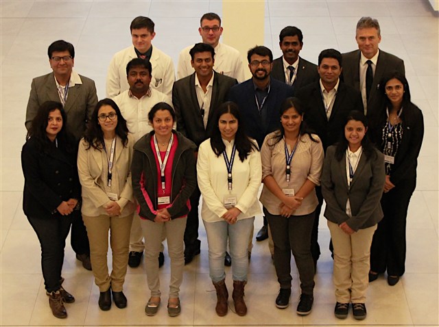 The Indian dentists together with (back row from left) Dr. Peter Kopecky and Dr.